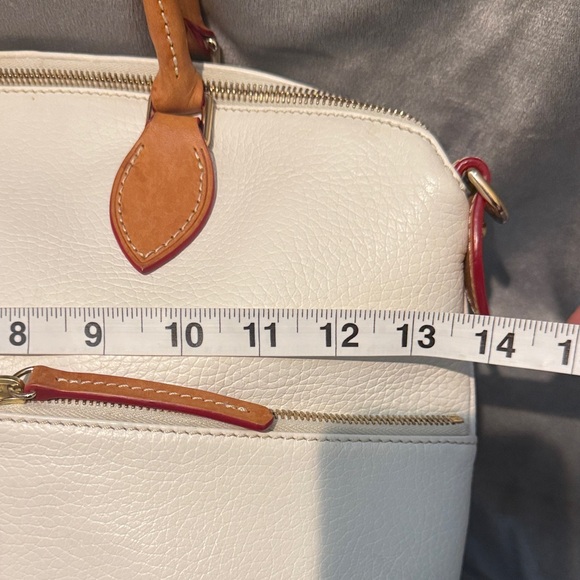 Dooney & Bourke White and Brown Satchel - Picture 9 of 12